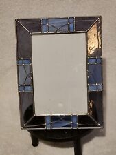 Used, Vintage Picture Window Stained Art Glass Picture Frame Fits 4x6 Tabletop Easel for sale  Shipping to South Africa