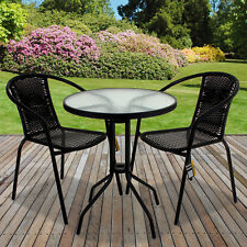 Bistro sets black for sale  Shipping to Ireland