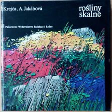 ROSLINY SKALNE Krejca Jakabova Polish book polska ksiazka Hardcover 1982 1st Ed na sprzedaż  Wysyłka do Poland