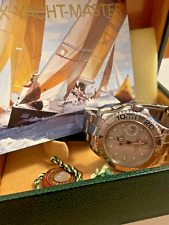 Rolex Yacht-Master relógio automático de aço inoxidável platina 40 mm 16622, usado comprar usado  Enviando para Brazil