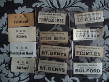 Vintage luggage labels for sale  DEWSBURY