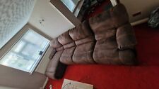 Used, Harveys Suade Sofa Recliner And Chaise Lounge for sale  AYLESBURY