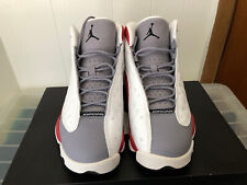 Men's Nike Air Jordan Retro 13 XIII Grey Toe White Red Grey Size 8.5 2014, used for sale  Shipping to South Africa