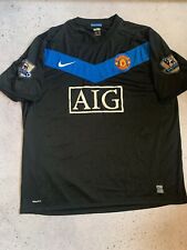 Camiseta deportiva de fútbol original del Manchester United Valencia AIG 2009-10 talla XL segunda mano  Embacar hacia Argentina