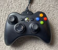 Controle original oficial Microsoft Xbox 360 preto com fio USB comprar usado  Enviando para Brazil