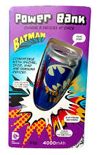 Banco de potência iHip DC Comics Batman 4.000mAh portátil em forma de lata porta USB dupla comprar usado  Enviando para Brazil