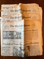 Vintage charlotte observer for sale  Charleston