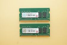 Transcend 8GB x 2 Total of 16GB DDR4  1Rx8 2400 ECCSO  Laptop Ram 1.2Vdc*, used for sale  Shipping to South Africa