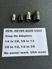 adaptadores de soquete de encaixe fabricados nos EUA unidade de 1/4" 3/8" 1/2" comprar usado  Enviando para Brazil