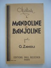 Méthode mandoline banjoline d'occasion  Le Cannet