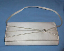 Used, LADIES LOVELY CREAM EVENING CLUTCH BAG WEDDING PARTY HANDBAG WITH STRAP for sale  Shipping to South Africa