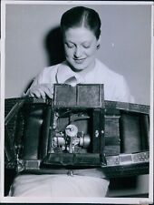 1936 Wilma Gaywood e motor a gasolina de lancha em modelo show hobbies foto 7X9 comprar usado  Enviando para Brazil
