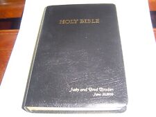 Usado, Bíblia Sagrada IMPRESSÃO GIGANTE tamanho pessoal KJV letra vermelha couro preto (2003) Nelson comprar usado  Enviando para Brazil