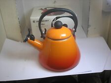 Le Creuset Volcanic Orange Stove Top Whistling Kettle 1.6 Litres UNUSED for sale  Shipping to South Africa