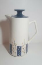 Retro Coffee Pot Beswiçk Vintage 1973 Blue  white kitchen Ware for sale  Shipping to South Africa