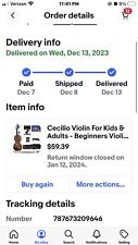 Cecilio violin kids for sale  Shipping to Ireland