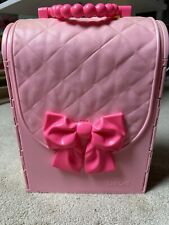 Used, 1998 VINTAGE Barbie Bed & Bath Playset House   Fold Up Pink Case Purse Doll Set for sale  Shipping to South Africa