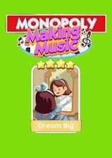 Cartão adesivo Monopoly Go 4 estrelas 2º álbum # conjunto 24 Dream Big, usado comprar usado  Enviando para Brazil