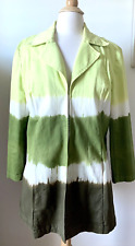 Casaco ombre vintage INC International Concepts arte para usar verde branco grande G comprar usado  Enviando para Brazil