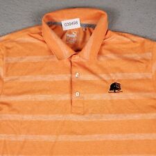 Camisa polo masculina Puma tamanho grande laranja listrada golfe casual manga curta * comprar usado  Enviando para Brazil