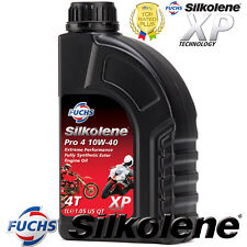 Óleo de motor Silkolene PRO 4 10w-40 XP éster sintético completo 4T bicicleta - 1 litro comprar usado  Enviando para Brazil