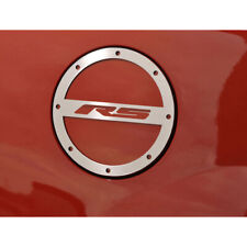 Cubierta de puerta de gasolina con logotipo ""RS"" para Chevy Camaro 2010-2017 [acero inoxidable/cepillado] segunda mano  Embacar hacia Argentina