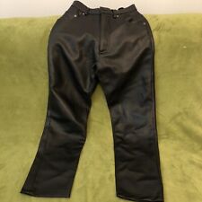 Trousers faux leather for sale  POTTERS BAR