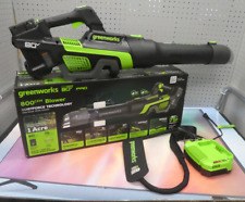 Used, Greenworks 80V 800 CFM Blower with Battery & Charger BLB479 New / Open Box for sale  Shipping to South Africa