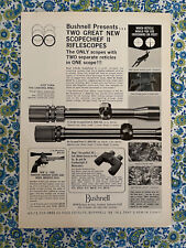 Vintage 1966 Bushnell Scopechief II Riflescopes Print Ad for sale  Shipping to South Africa