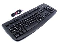 Logitech Deluxe 250 Keyboard Y-SAF76 QWERTZ deutsch PS/2 Tastatur black schwarz segunda mano  Embacar hacia Argentina