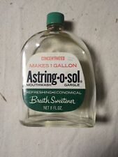 Vintage Astringosol Gargle Bottle. Concentrated. With Some Liquid Left.  8 Oz. for sale  Shipping to South Africa