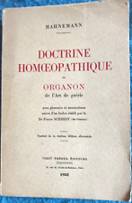 Homeopathie hahnemann doctrine d'occasion  Nice-