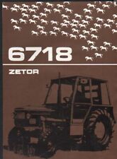 Broszura ciągnika ZETOR "6718" na sprzedaż  Wysyłka do Poland