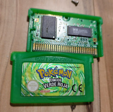 Pokemon Leaf Green (Verde Hoja) Autêntico Espanhol - Game Boy Advance GBA comprar usado  Enviando para Brazil