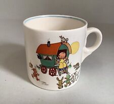 Mabel Lucie Attwell vintage mug/cup by Shelley ‘Man In A Caravan’ collectable, used for sale  SOUTH CROYDON