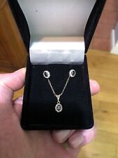 Sapphire diamond cluster for sale  LONDON