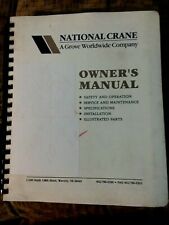 National Crane N65  SERVICE MANUAL PARTS OPERATION MAINTENANCE OEM for sale  Shipping to Canada