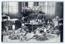 Cartão postal vintage 1957 sala de jantar buffet de comida Vancouver BC Canadá publicado, usado comprar usado  Enviando para Brazil