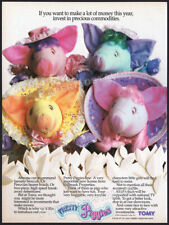 PRETTY PIGGIES - Original 1990 Impresión comercial ANUNCIO/ANUNCIO_ Juguete de peluche Tomy_ Hallmark segunda mano  Embacar hacia Argentina