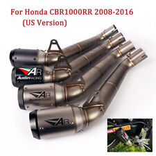 Sistema de tubulação de link médio silenciador de carbono pontas de escape para Honda CBR1000RR 2008-2016 comprar usado  Enviando para Brazil