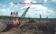 Greetings from Anthracite Coal Region Pennsylvania Strip Mining 1971 Postcard for sale  Shipping to South Africa