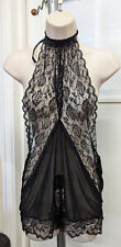 Black foral lace for sale  CHELMSFORD