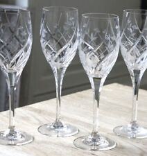 glasses crystal wine english for sale  Marietta