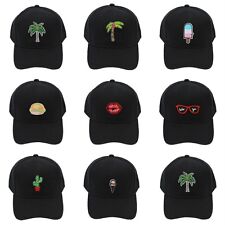 Boné de beisebol preto moda pai boné Snapback chapéus bordados adesivos ajustáveis comprar usado  Enviando para Brazil
