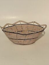 Wire basket handcrafted for sale  Uniondale
