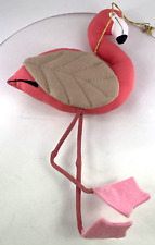 Enfeite de Natal vintage de tecido rosa flamingo comprar usado  Enviando para Brazil