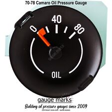 Used, OIL PRESSURE GAUGE fits 70-78 CAMARO Gauge Cluster - Replaces Clock - Direct Fit for sale  Shipping to South Africa