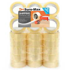 Used, 36 Rolls Carton Sealing Clear Packing Tape Box Shipping- 1.8 mil 2" x 110 Yards for sale  USA