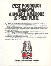 1980 advertisement uniroyal d'occasion  Expédié en Belgium
