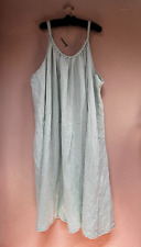 Vestido midi feminino Kona Sol amarrar costas cobrir tamanho 1X/2X gaze de algodão verde claro comprar usado  Enviando para Brazil